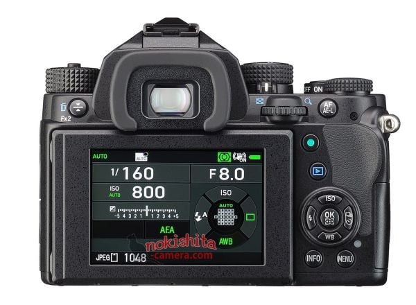 Pentax KP Photos and Specs Leaked: ISO 819200, Pixel Shift, and 
