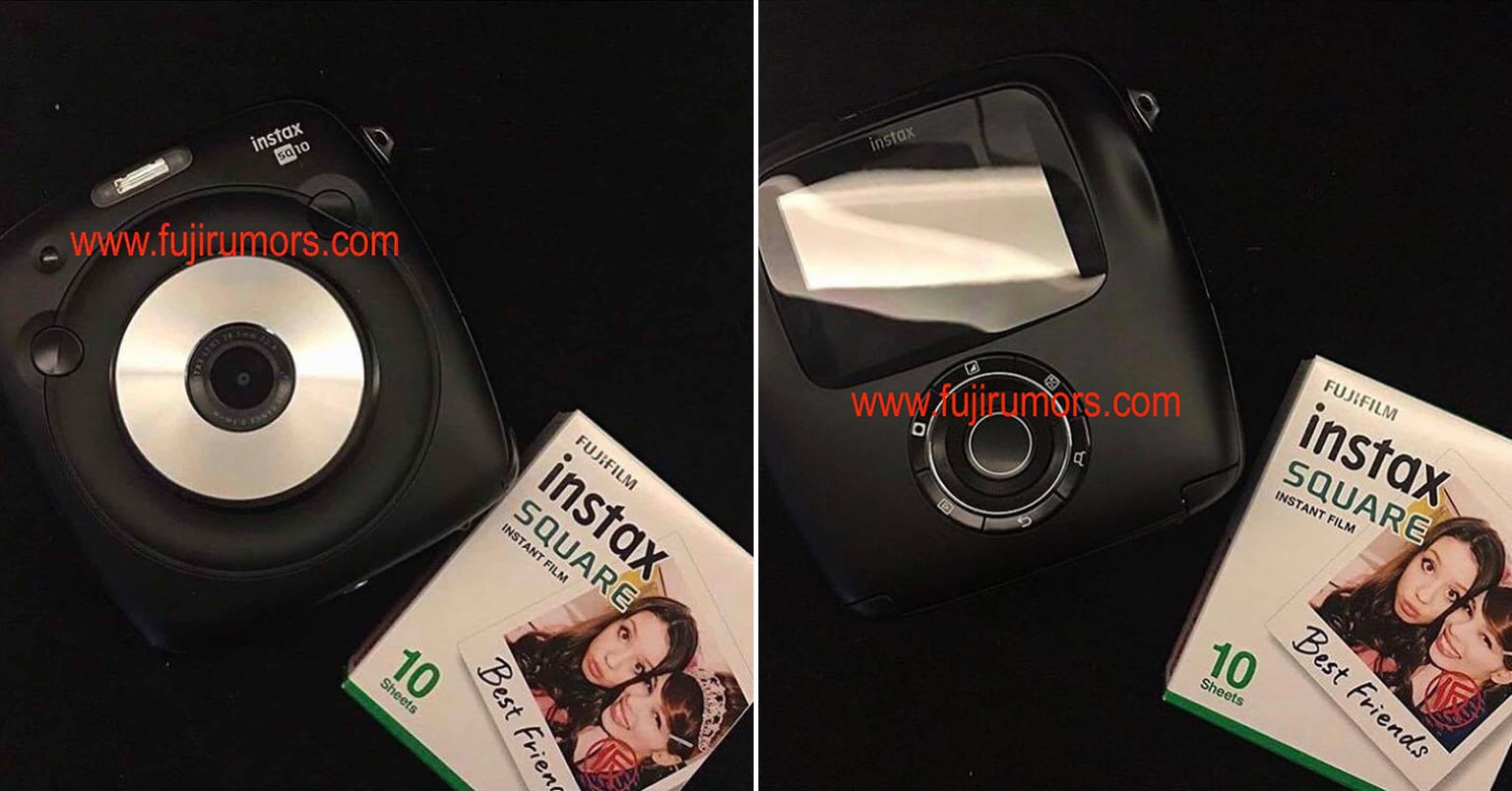 Leaked Photos of Fuji's New Instax Square Camera and Instant Film ...