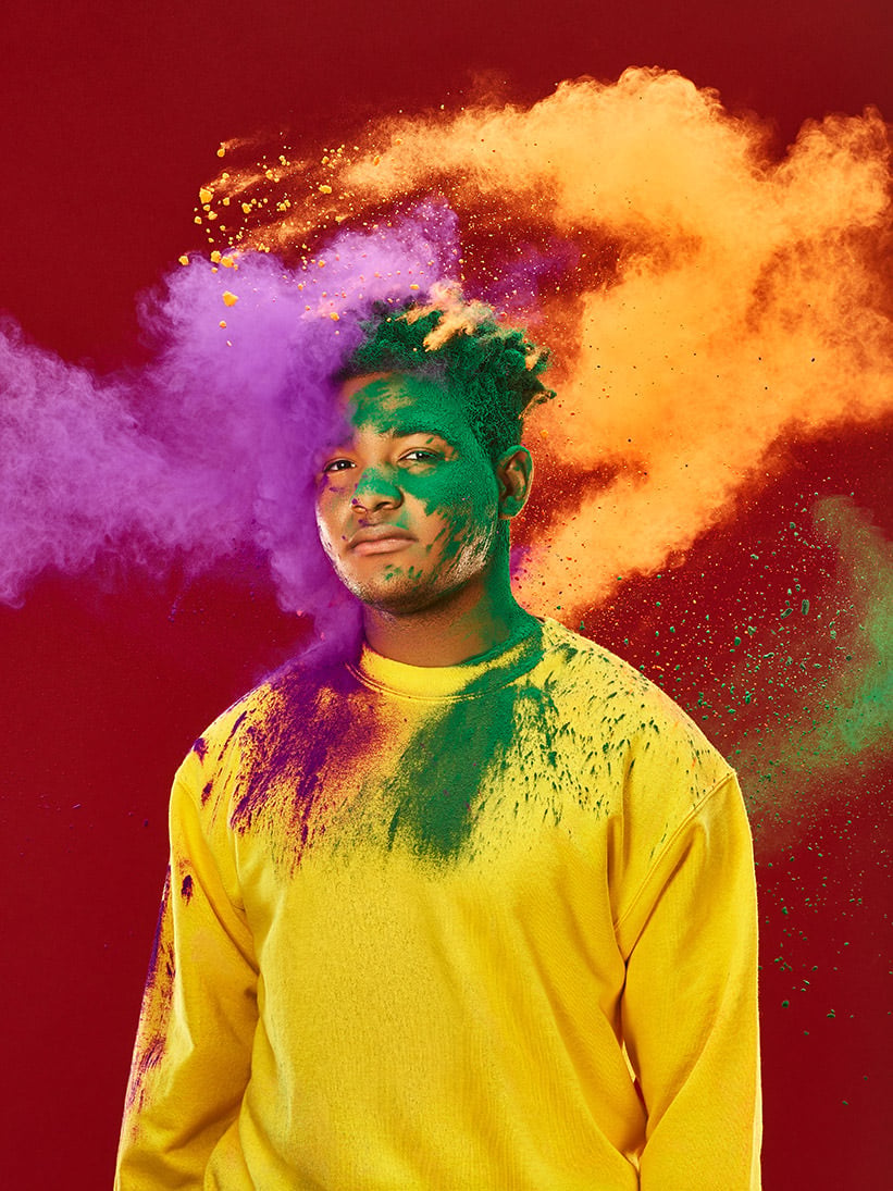 Shooting Colored Powder Portraits for McDonald's | PetaPixel