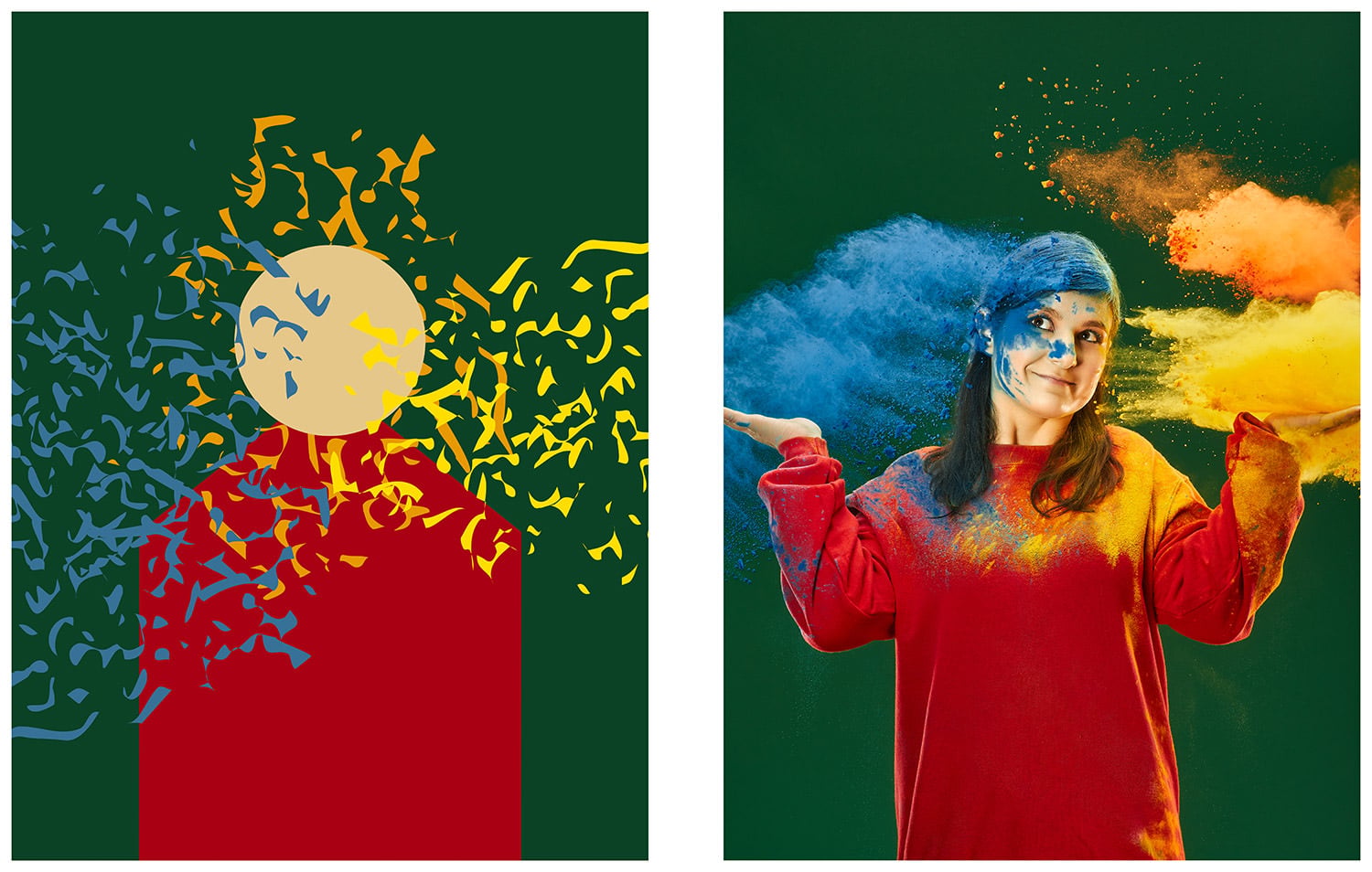 Shooting Colored Powder Portraits for McDonald's | PetaPixel