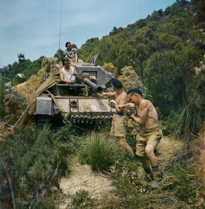 Rare Color Photos from World War II