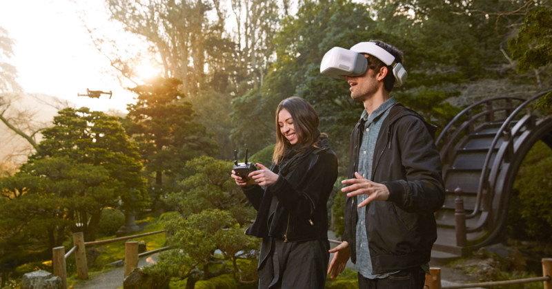 DJI's VR-Like Goggles Let You Control Your Drone Cam with Your Head ...