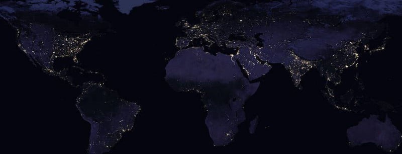 These New Nasa Satellite Shots Show Earth S Cities Glowing At Night