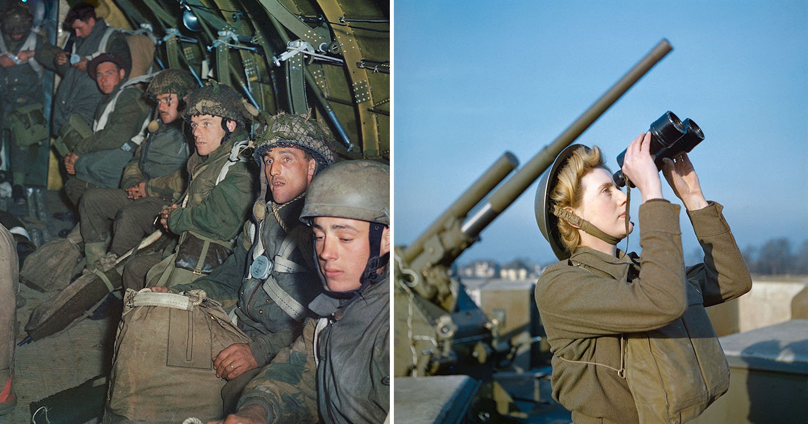 second world war pictures in color