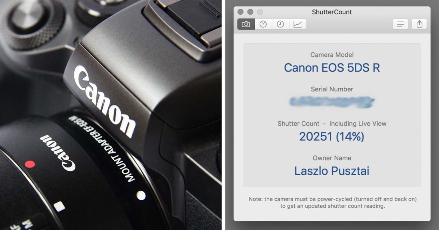 How to Check Your Camera’s Shutter Count | PetaPixel