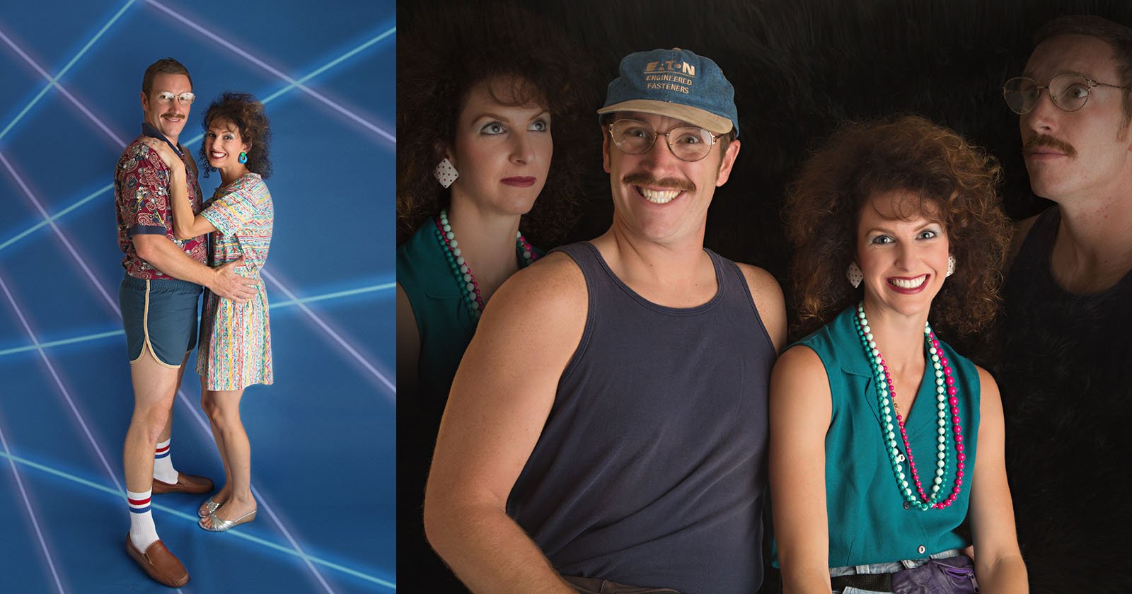 This Couple Did an '80s Themed Photo Shoot for Their 10th Anniversary