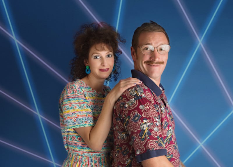 This Couple Did an '80s Themed Photo Shoot for Their 10th