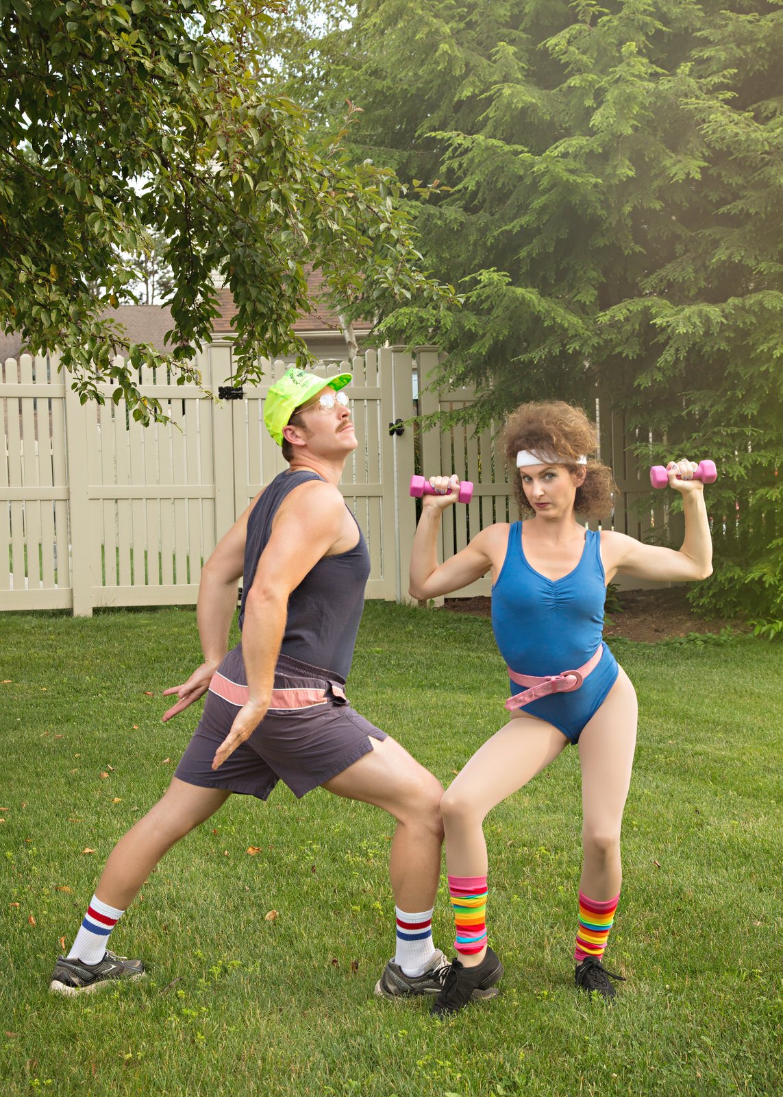 This Couple Did an '80s Themed Photo Shoot for Their 10th Anniversary.