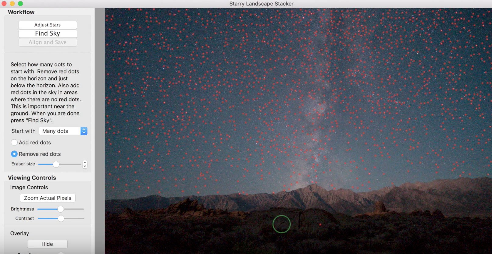 Star Landscape Starry Landscape Stacker For Mac