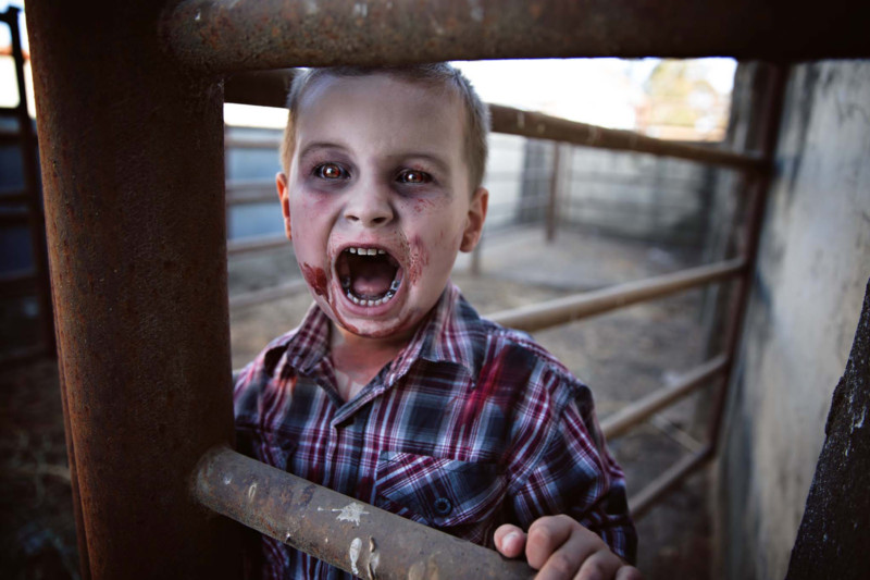 These Child Zombie Photos Are the Stuff of Nightmares