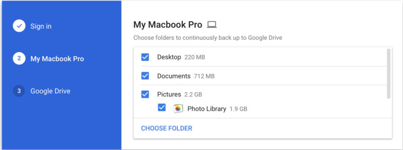 google sync tool for mac