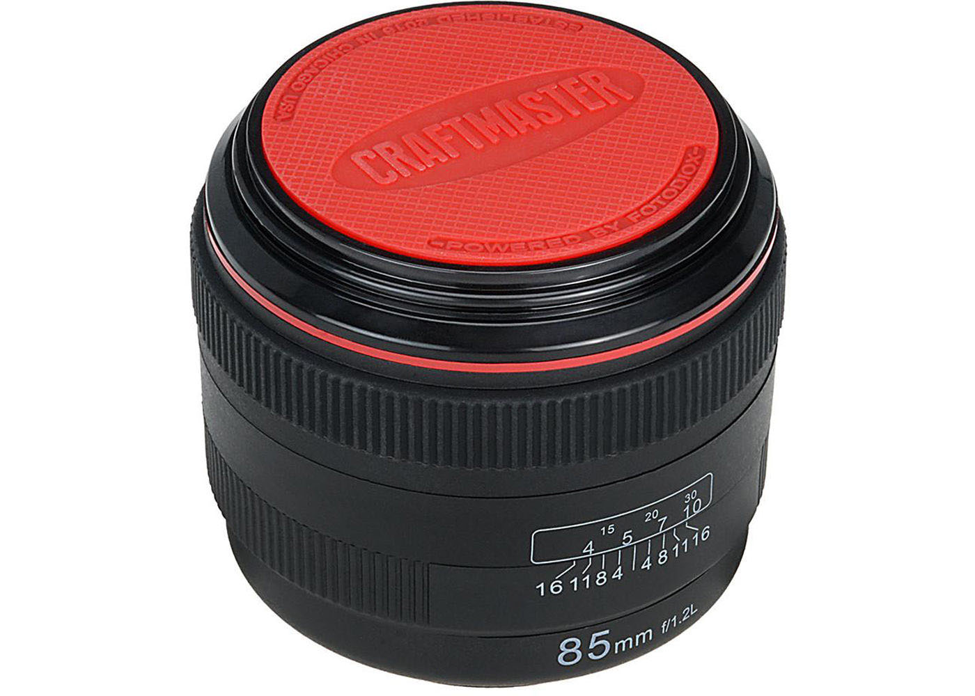 These Coasters Stack to Form a Canon 85mm f/1.2 Camera Lens | PetaPixel