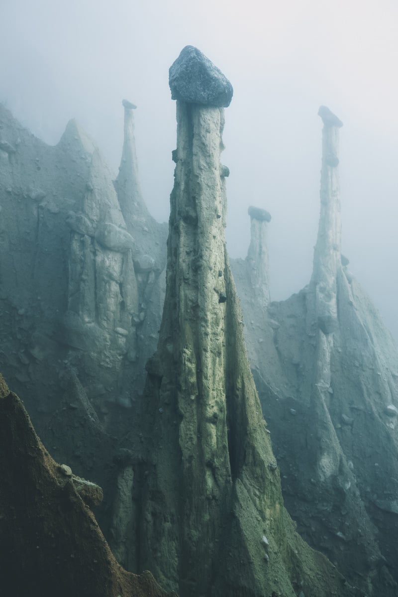 Photos of Strange and Beautiful 'Earth Pyramids' Caused by Erosion ...