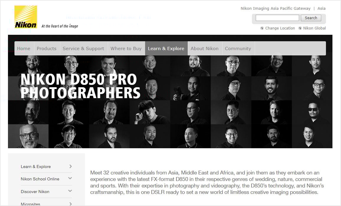 Nikon Slammed for Promoting D850 in Asia with 32 Men and 0 Women