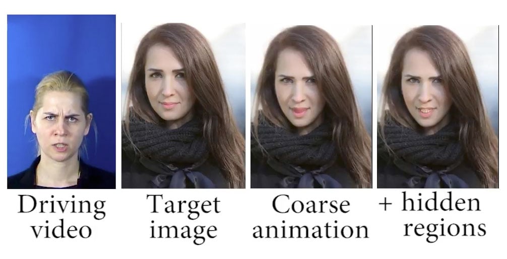 This Tech Can Turn Portraits Into Photo-Realistic Videos of Facial ...