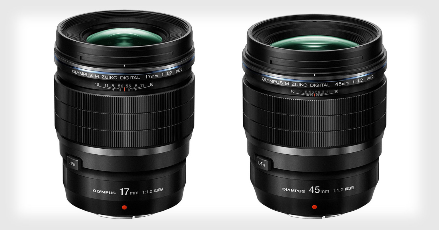 Olympus Unveils 17mm and 45mm f/1.2 Lenses for Micro Four Thirds