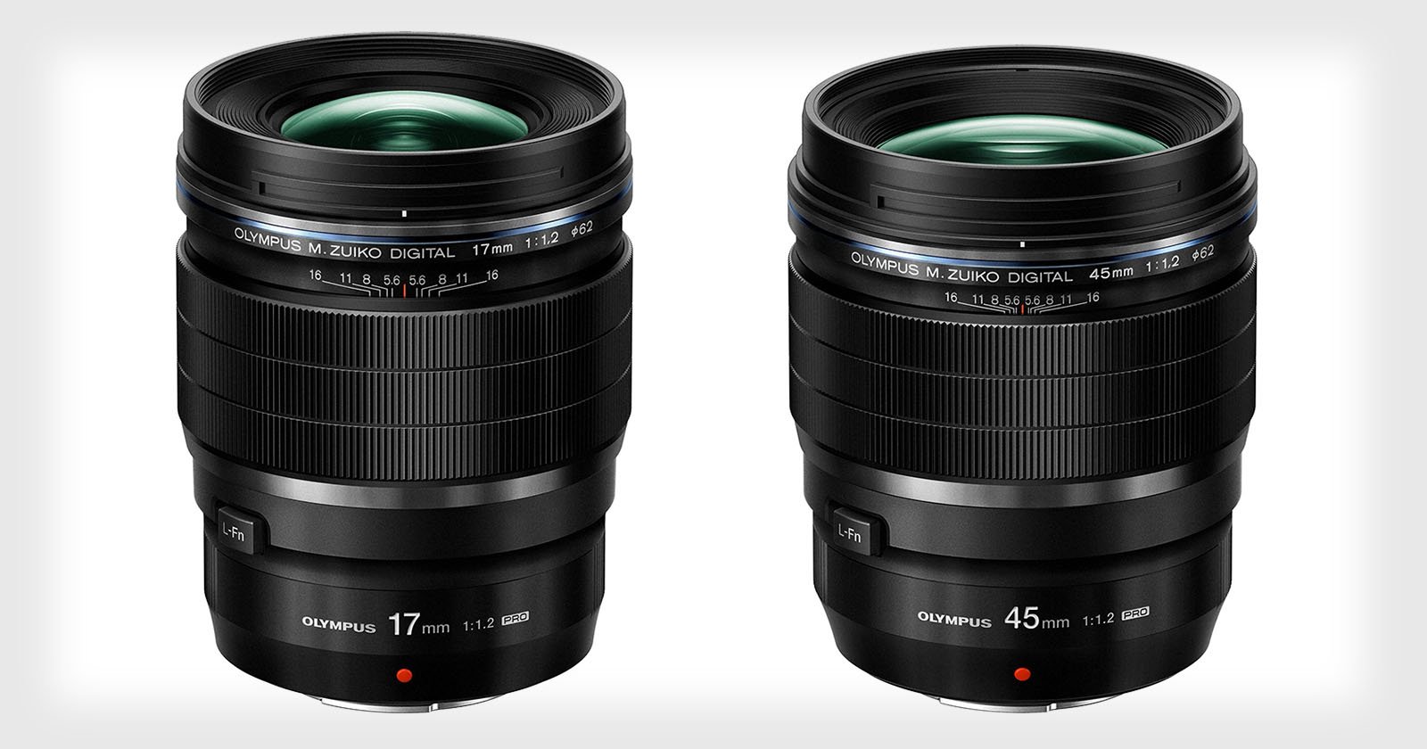 Olympus Unveils 17mm and 45mm f/1.2 Lenses for Micro Four Thirds 
