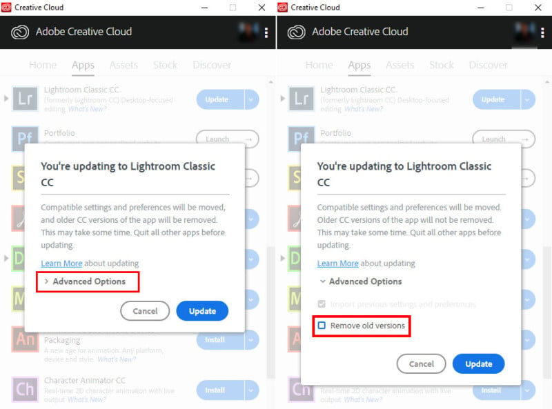 how to remove photos from lightroom cc cloud
