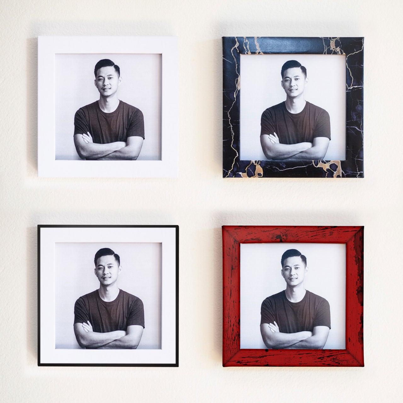 Flikframe is a Nail-Free Restickable and Collapsible Picture Frame ...