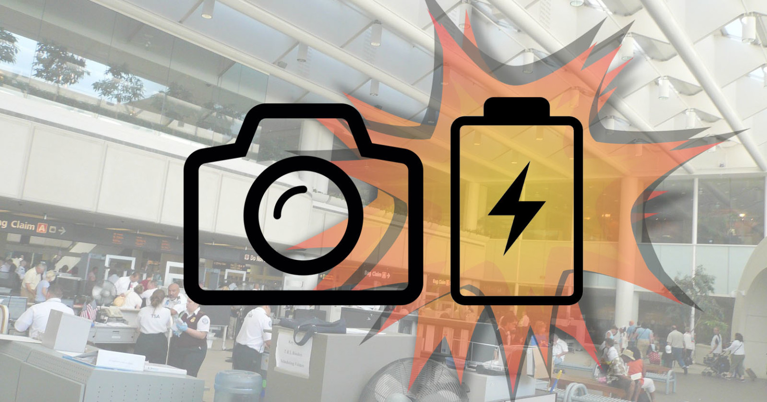 Camera Battery Explodes at Airport, Sparking Panic | PetaPixel
