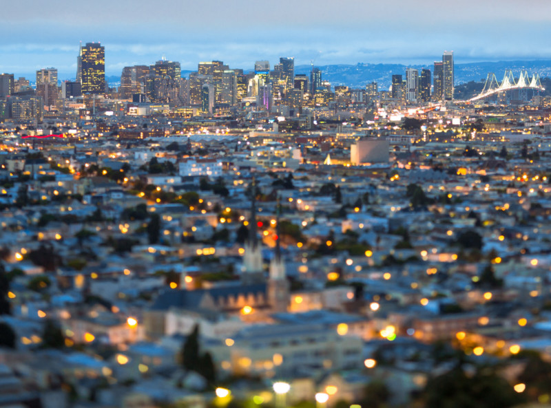 san francisco tiltshift