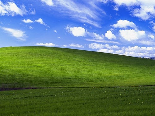 windows xp background painting