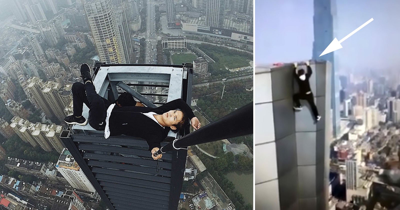 Famous Chinese 'Rooftopper' Falls to Death from 62-Story Building