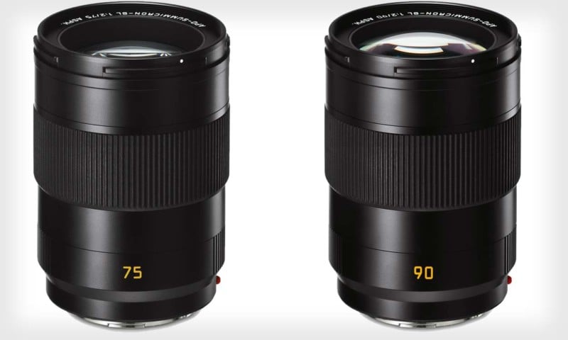 Wegversperring beetje Initiatief Leica Unveils 75mm f/2 and 90mm f/2 Lenses for the SL System | PetaPixel