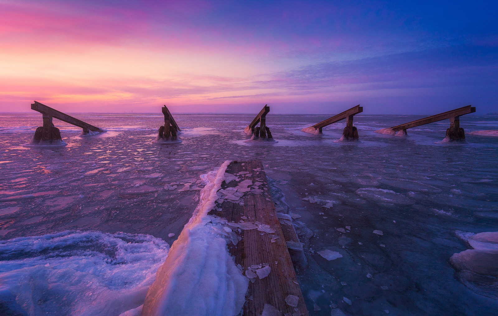 See the Netherlands' Historically Cold Winter in BeforeandAfter