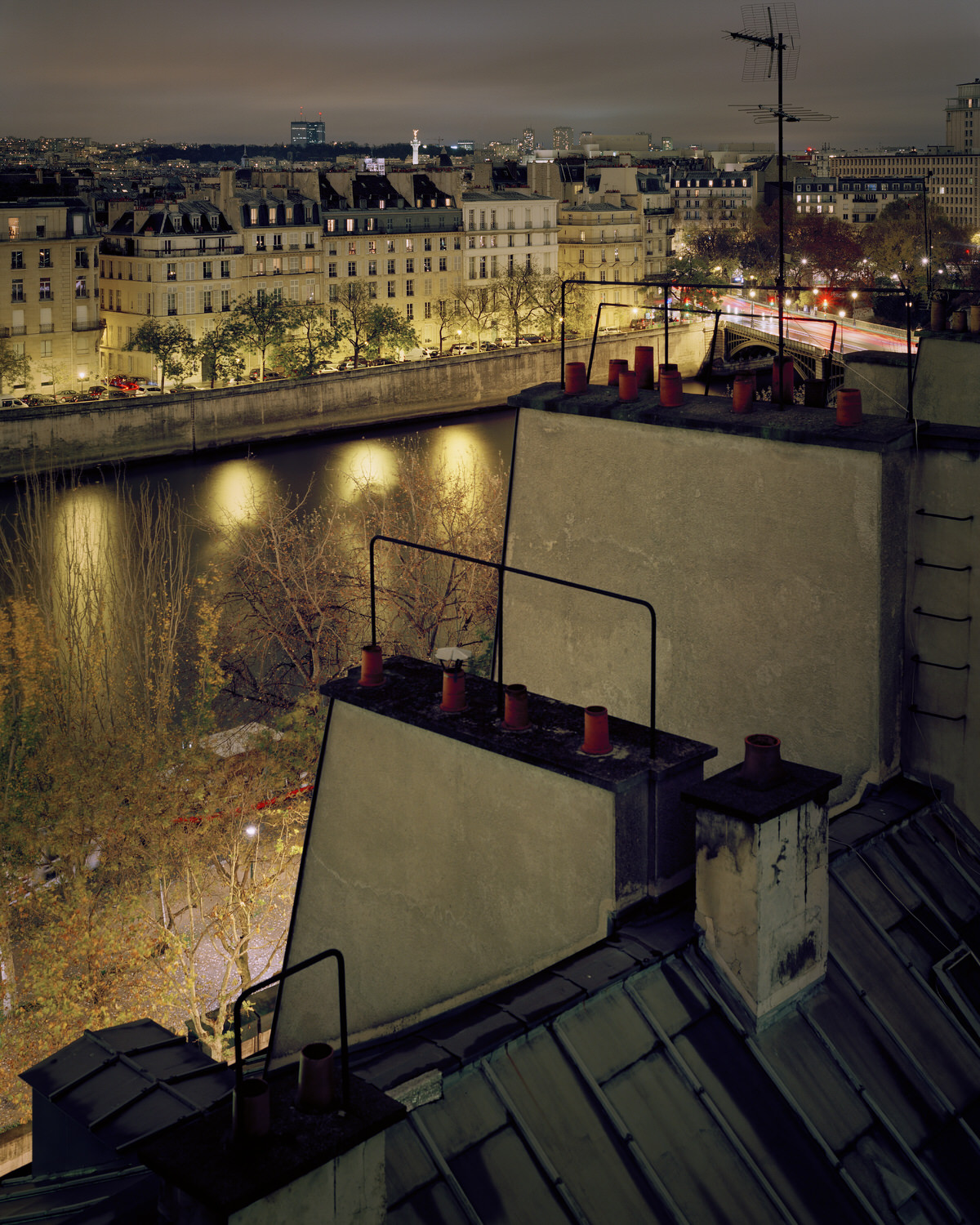4x5 Large Format Rooftop Photos of Paris at Night | PetaPixel