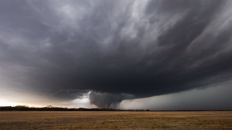 Tornado Forms in Front of a Timelapse Photographer's Camera