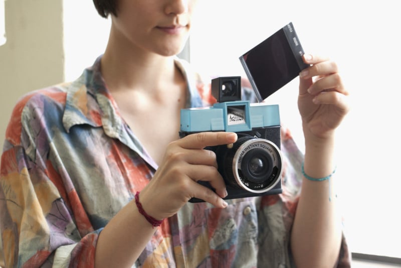 Volver a disparar Suri Continente Diana Instant Square: The First Instax Camera with Swappable Lenses and a  Hot Shoe | PetaPixel