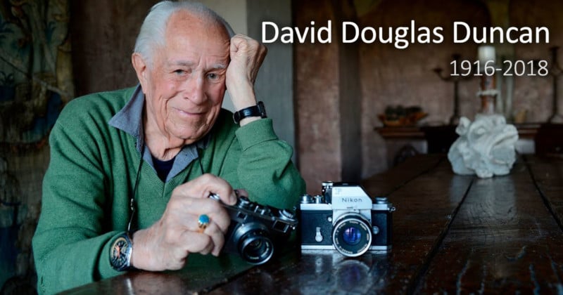 Photojournalist David Douglas Duncan Dies at 102 Daviddouglasduncanobituaryfeat-800x420