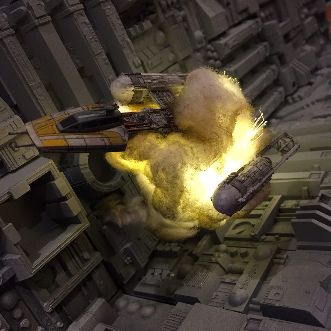 These Exploding Star Wars Ships Were Shot with Cotton and LEDs | PetaPixel