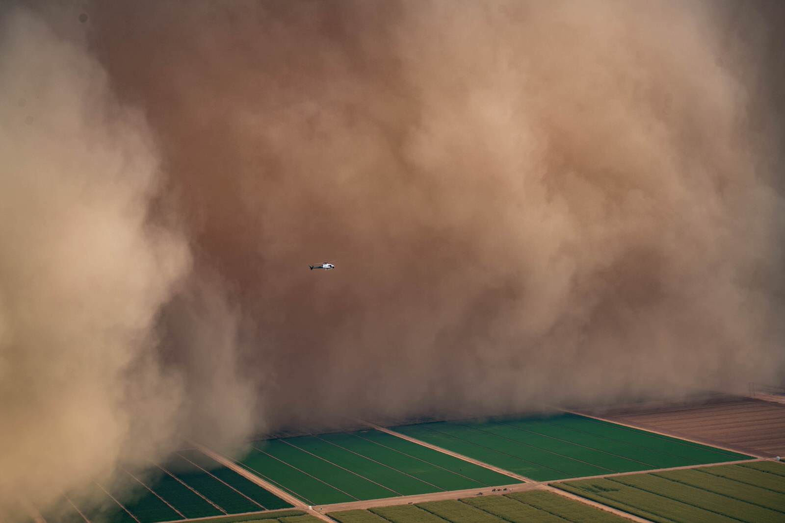 This Massive Dust Storm Was Shot from a Fleeing News Helicopter PetaPixel