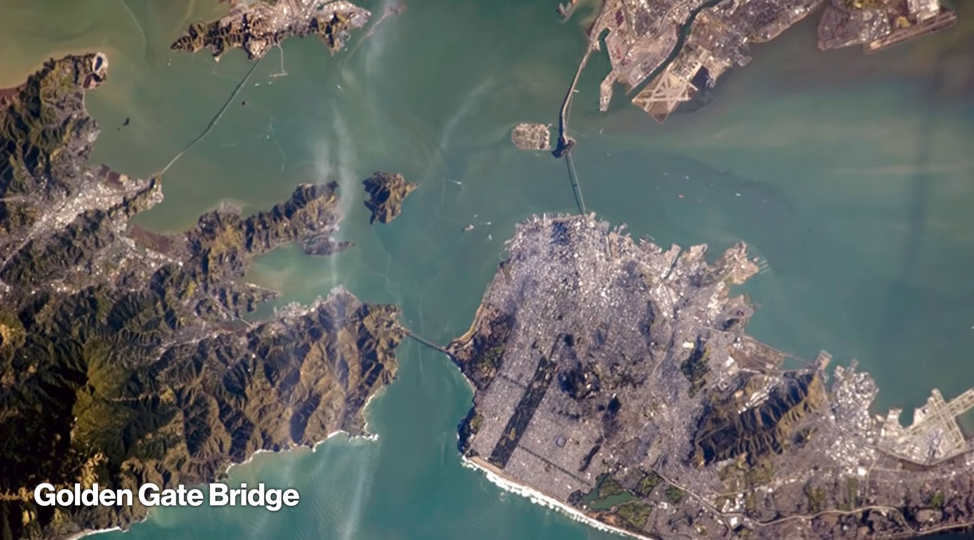 Сан Франциско космический снимок