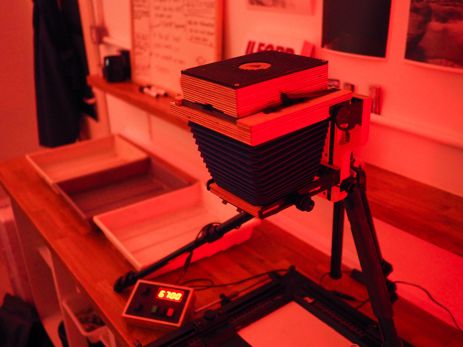 The Intrepid Enlarger Turns Any 4x5 Camera into a Darkroom Enlarger