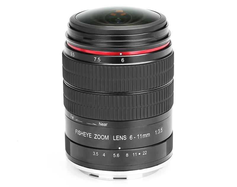 Meike Unveils a 6-11mm f/3.5 Fisheye for Canon and Nikon APS-C