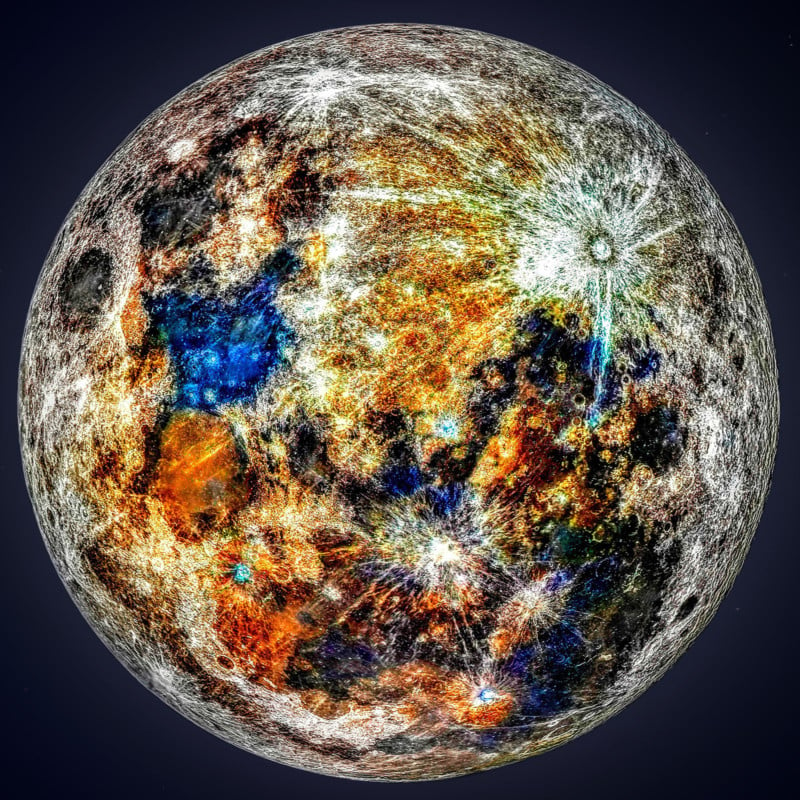 Photographer Uses 150K Moon Photos to Reveal Its Hidden Colors PetaPixel
