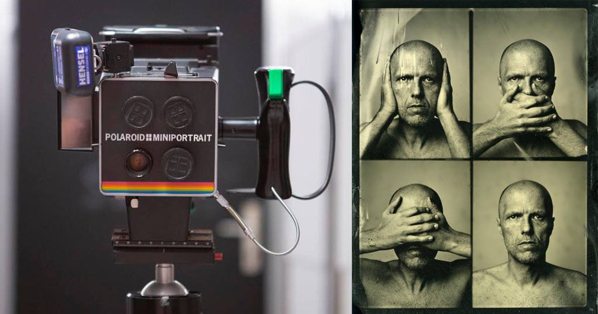 Expresión repentino Ortodoxo Wet Plate Collodion Passport Photos with a Polaroid Miniportrait Camera |  PetaPixel