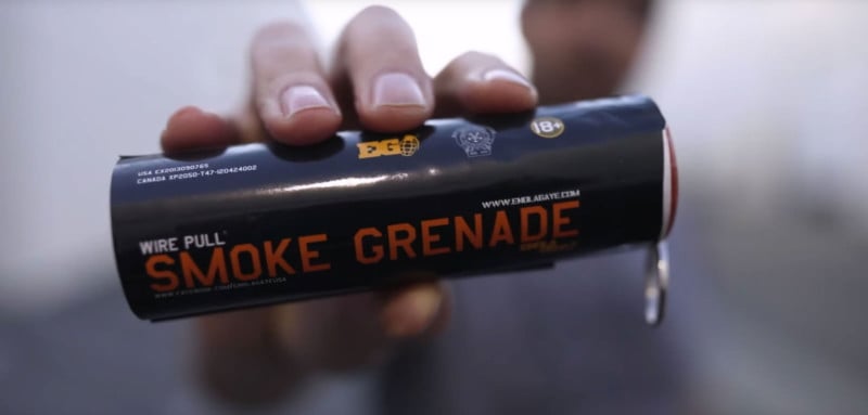 Enola Gaye EG18 White 2 Pack High Output Smoke Grenade Bomb Wedding Photography 