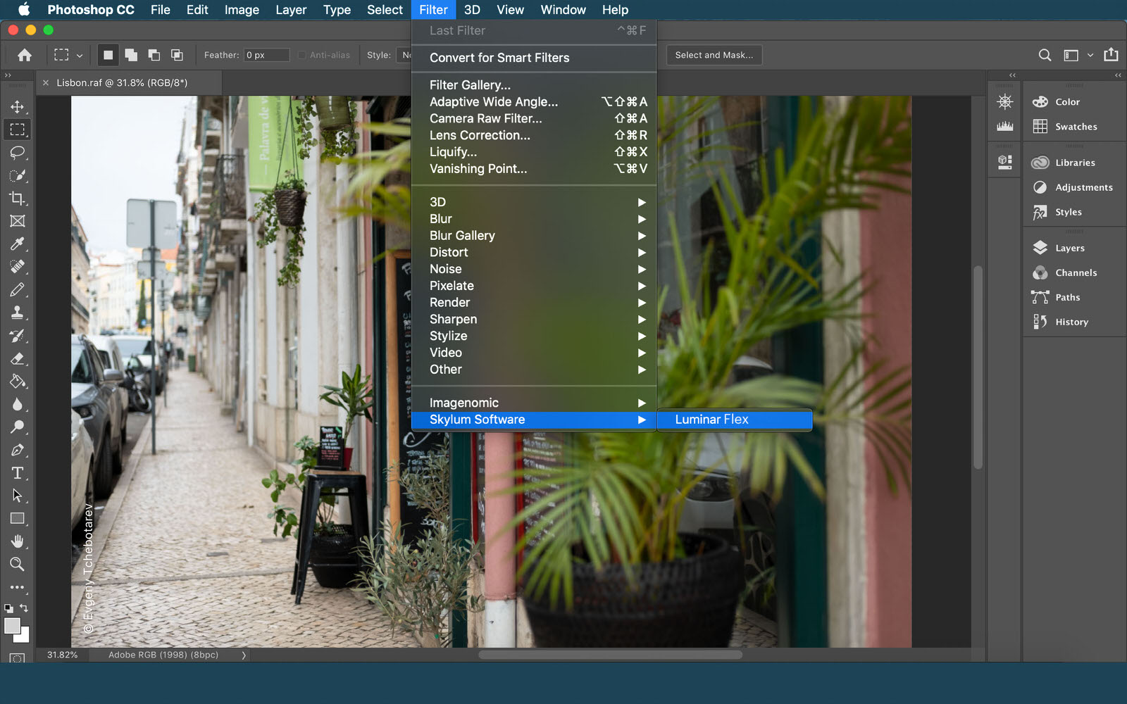 luminar photoshop plugin download