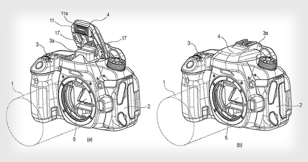 Canon May Build LED Lights Into DSLR PopUp Flashes, Patent Suggests