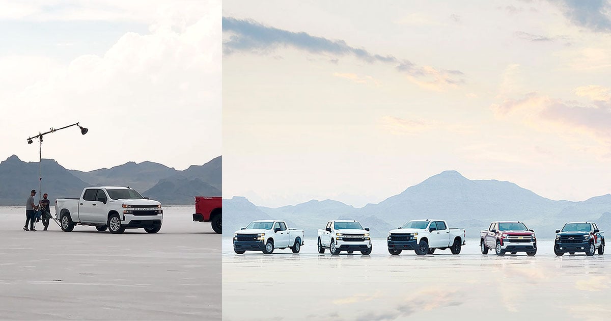 Behind The Scenes On A Chevy Silverado Shoot Spanning 31 Days