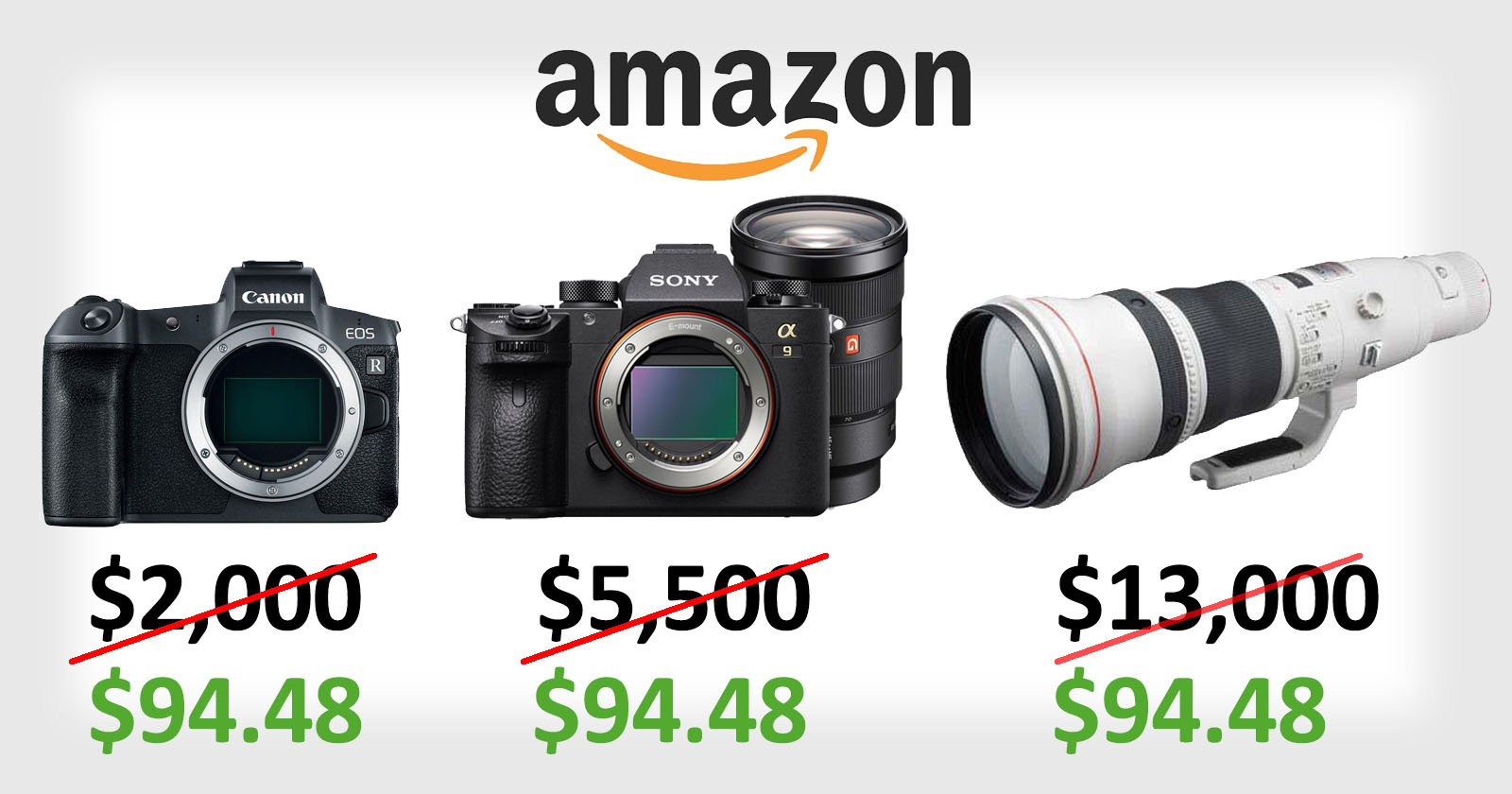 Amazon Accidentally Sold $13,000+ Camera Gear for $100 on Prime Day thumbnail