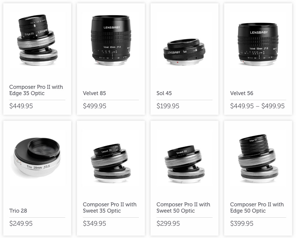 Lensbaby Expands Its Creative Lenses to Canon RF and Nikon Z Mounts