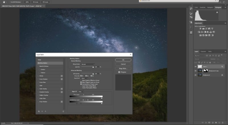 How to Enhance the Starry Night Sky in Photoshop