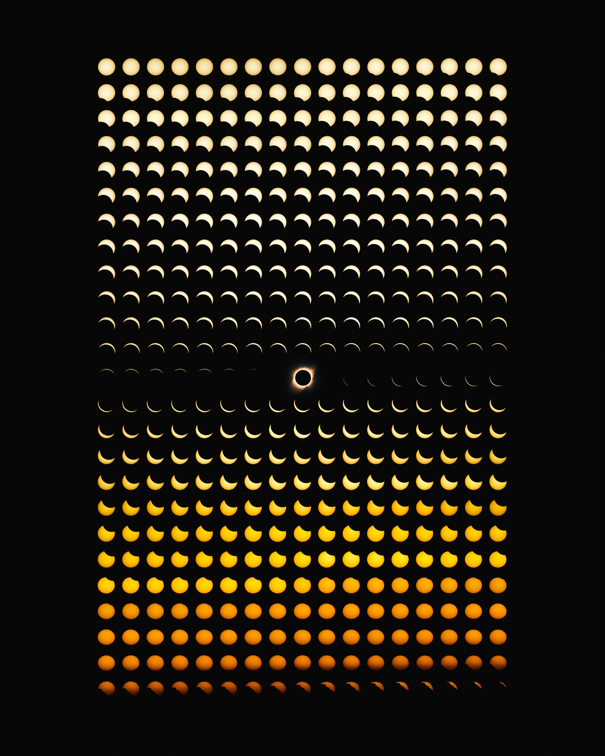 These Time Slice Composites Show the Life of a Total Solar Eclipse ...