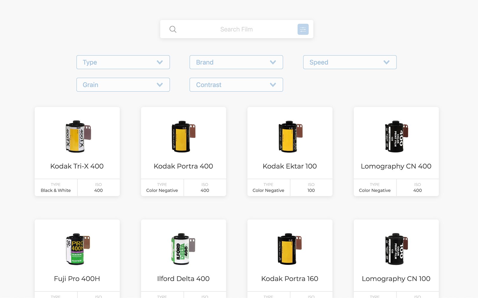 Filmtypes is a Film Stock Database with Details, Sample Images and