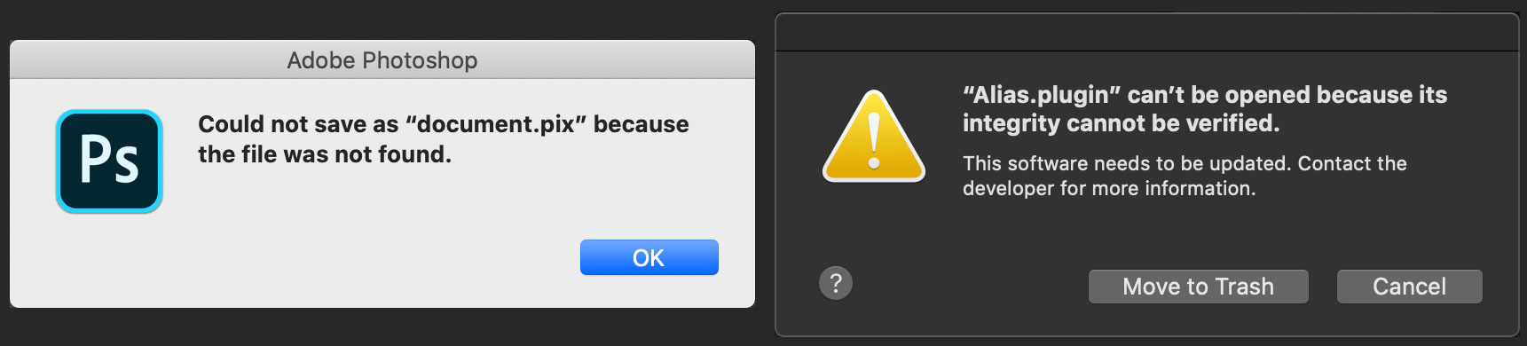photoshop cc 2014 crashes when saving for web mac